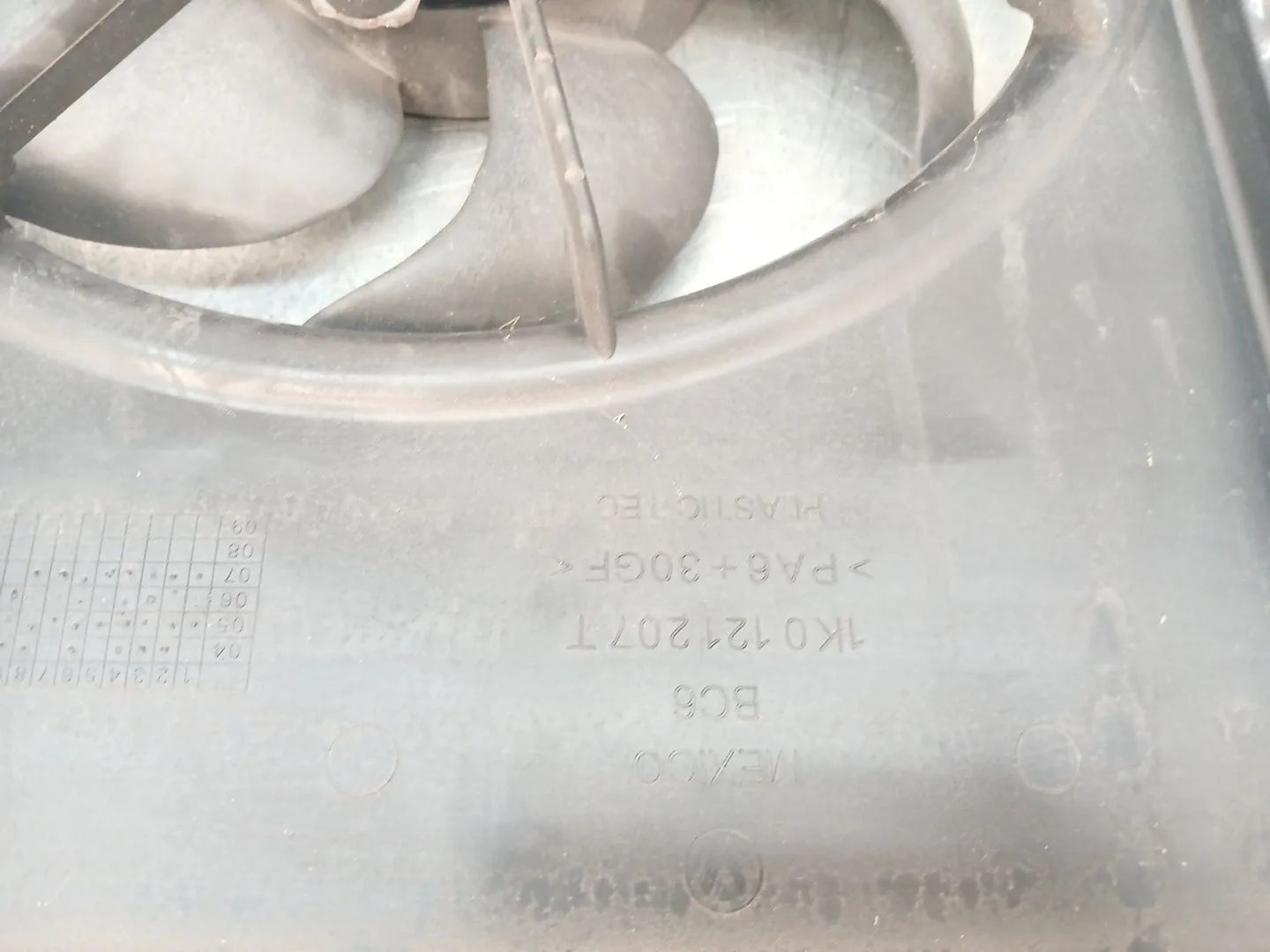 Electroventilador para Volkswagen Golf V Variant (1K5)