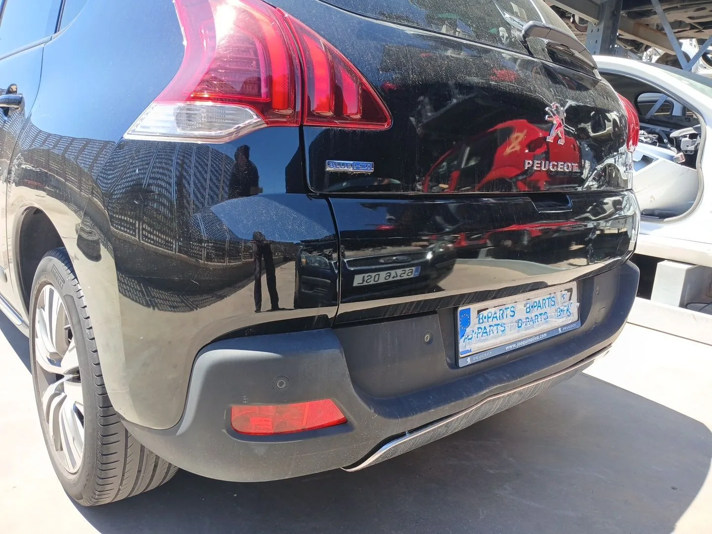 Paragolpes Trasero para Peugeot 3008 I Monospace (0U_)