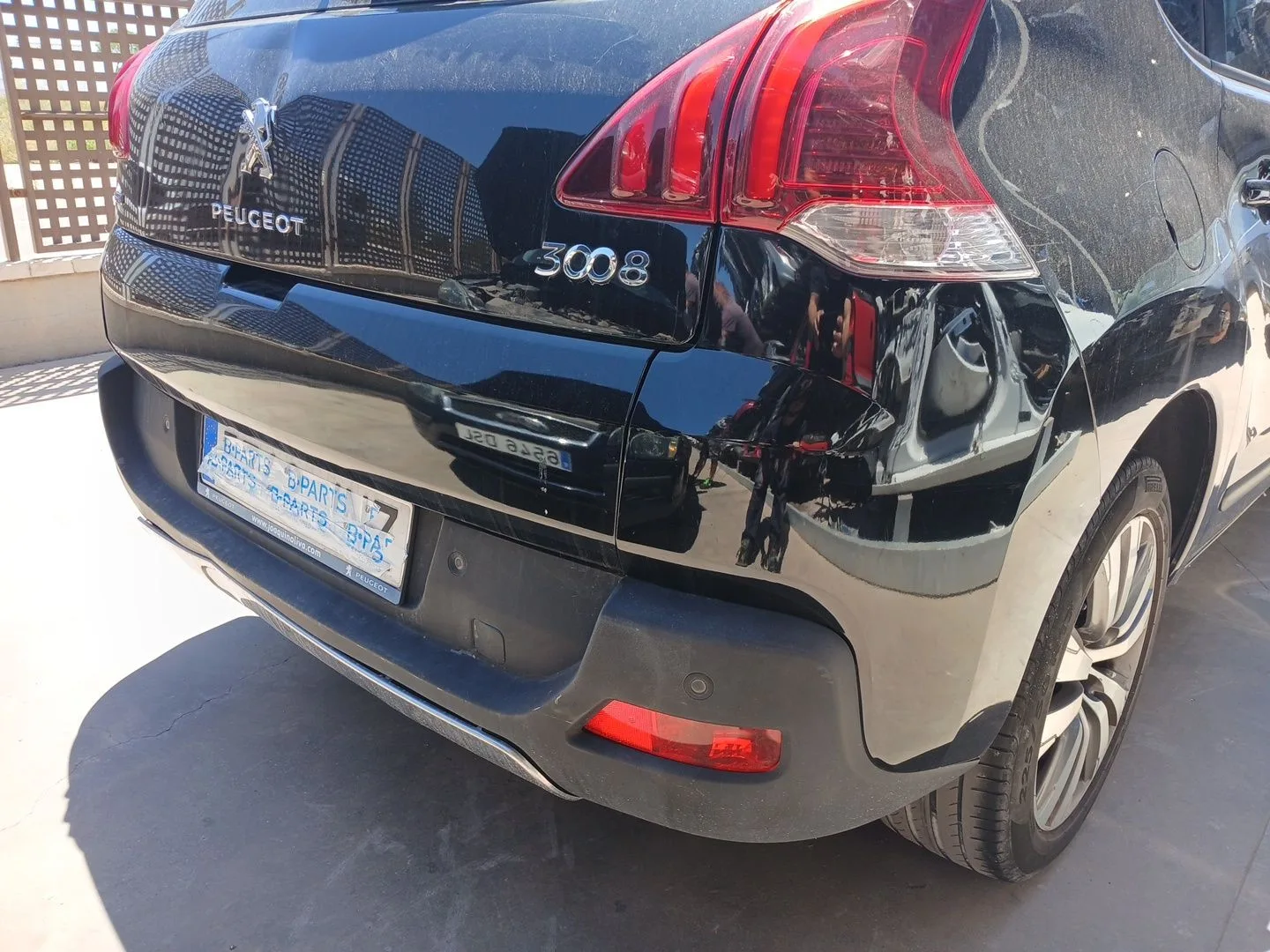 Paragolpes Trasero para Peugeot 3008 I Monospace (0U_)