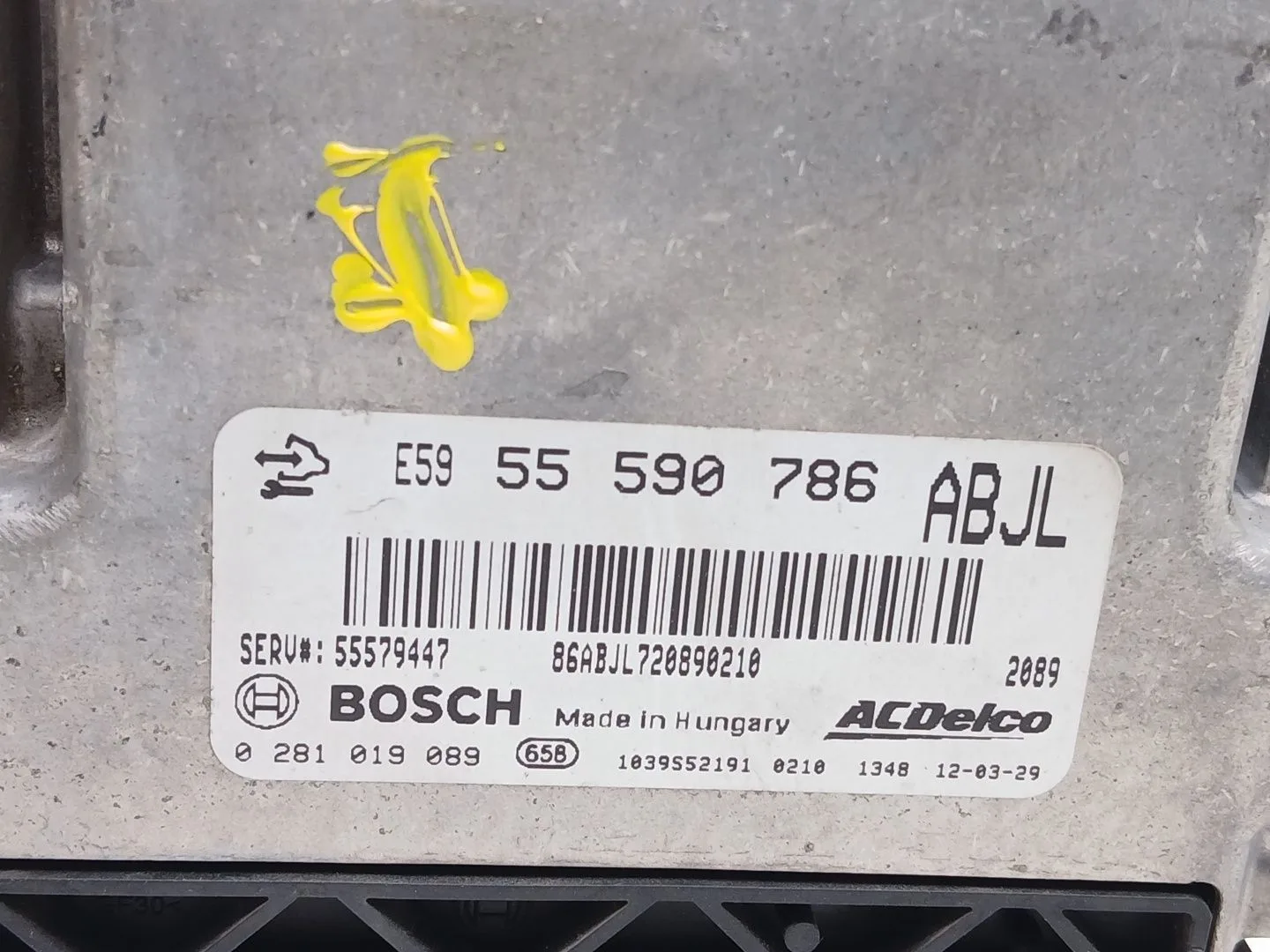 Centralita Motor Uce para Chevrolet Aveo Sedan (T300)
