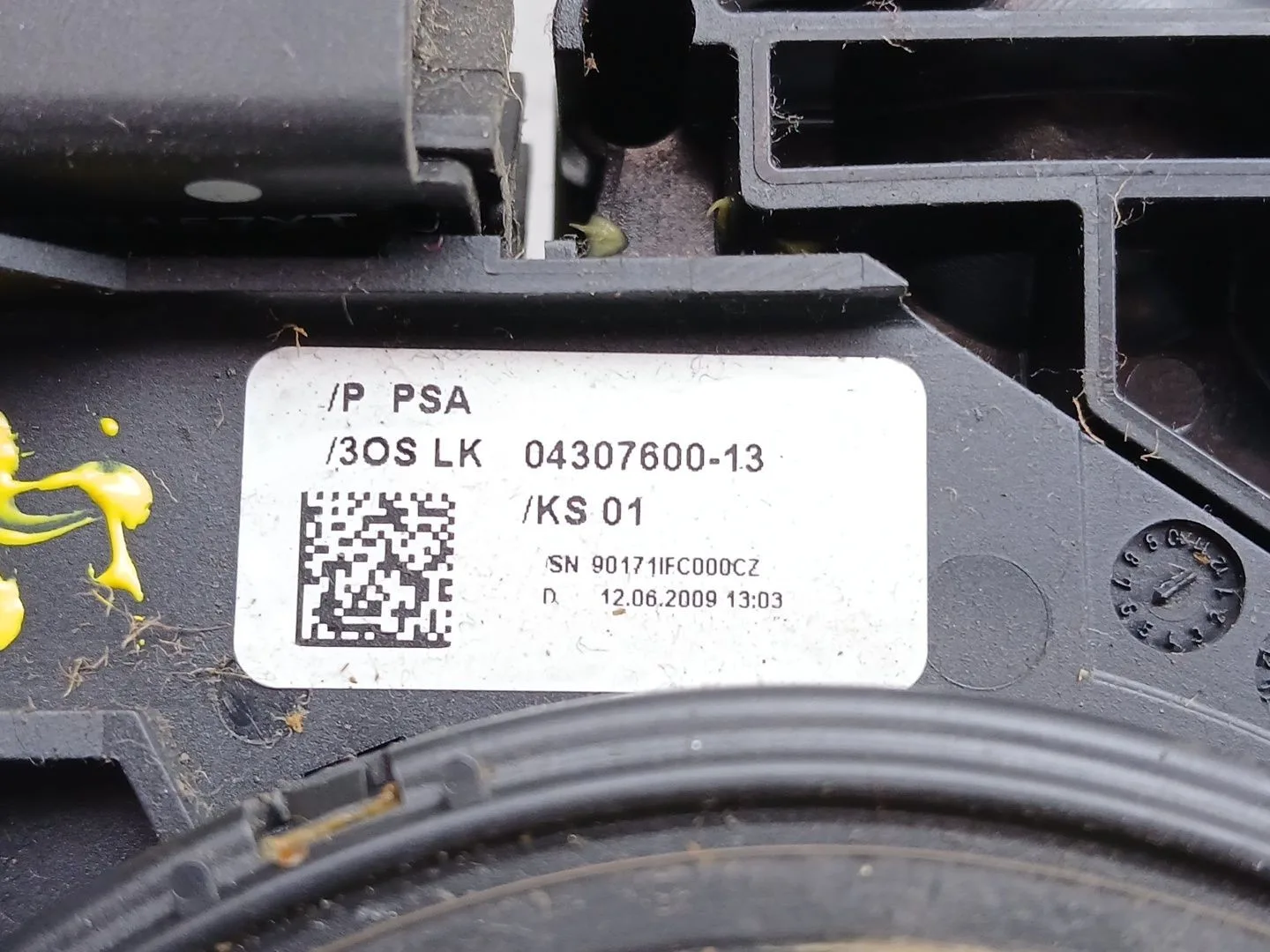 Anillo Airbag para Peugeot 3008 I Monospace (0U_)