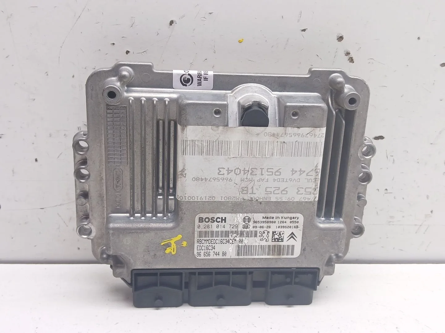 Centralita Motor Uce para Peugeot 3008 I Monospace (0U_)