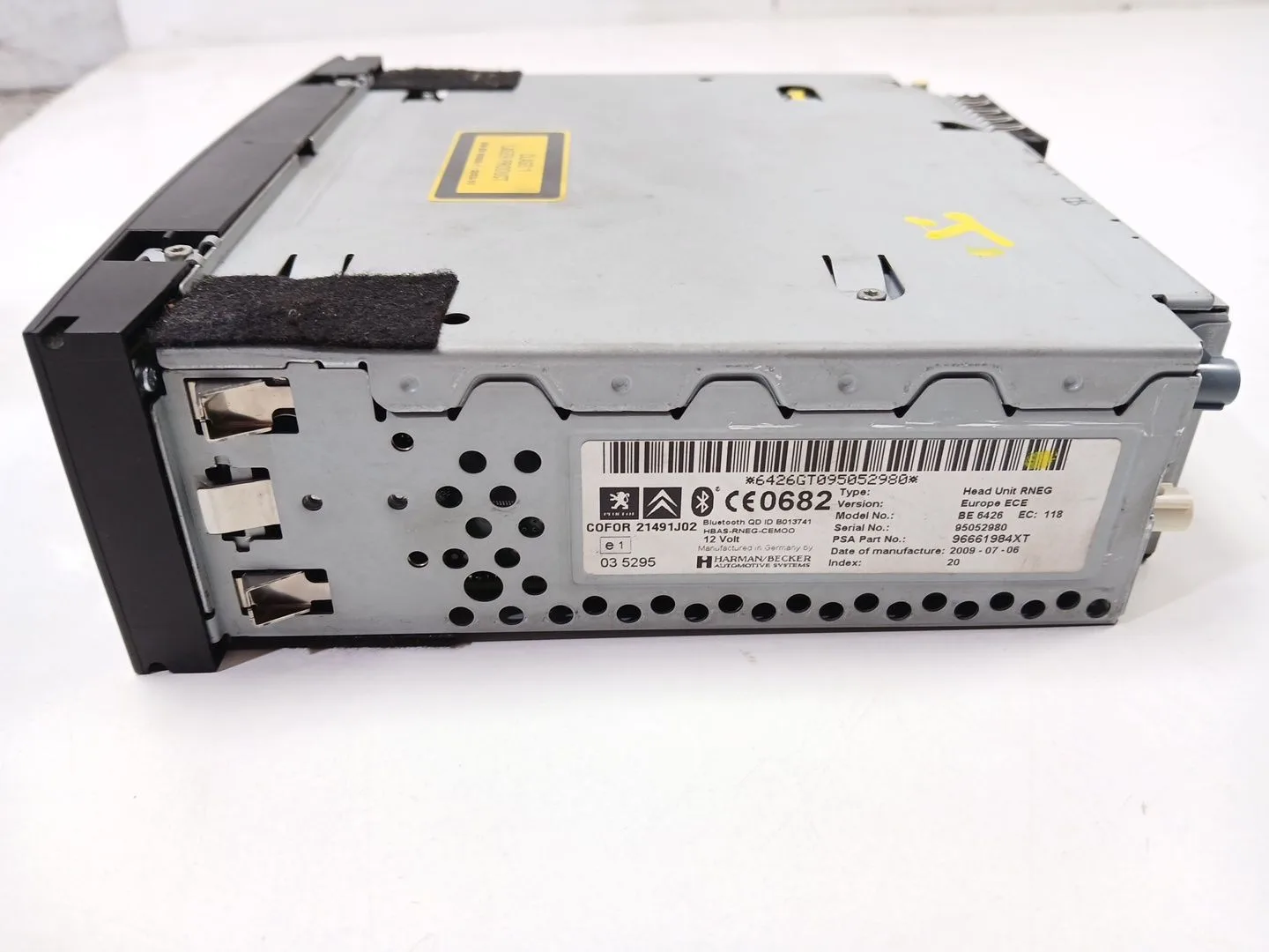 Sistema Audio / Radio Cd para Peugeot 3008 I Monospace (0U_)
