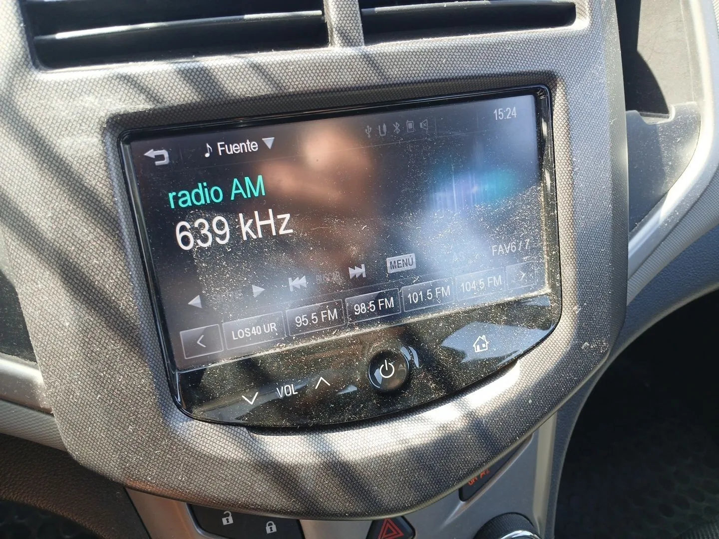 Pantalla Multifuncion para Chevrolet Aveo Sedan (T300)