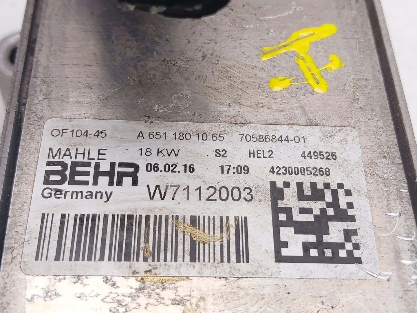 Enfriador Aceite Motor para Mercedes-Benz Clase Gla (W156)