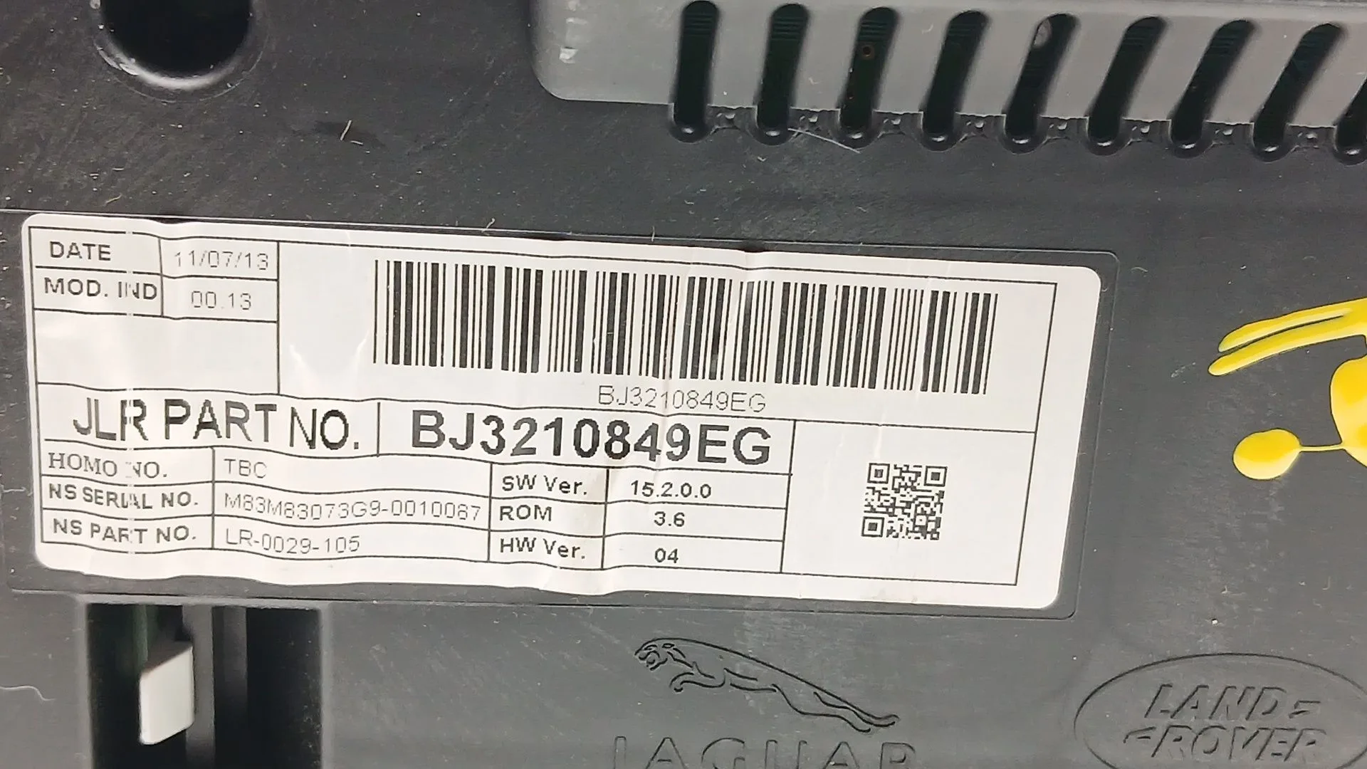 Cuadro Instrumentos para Land Rover Range Rover Evoque (L538)