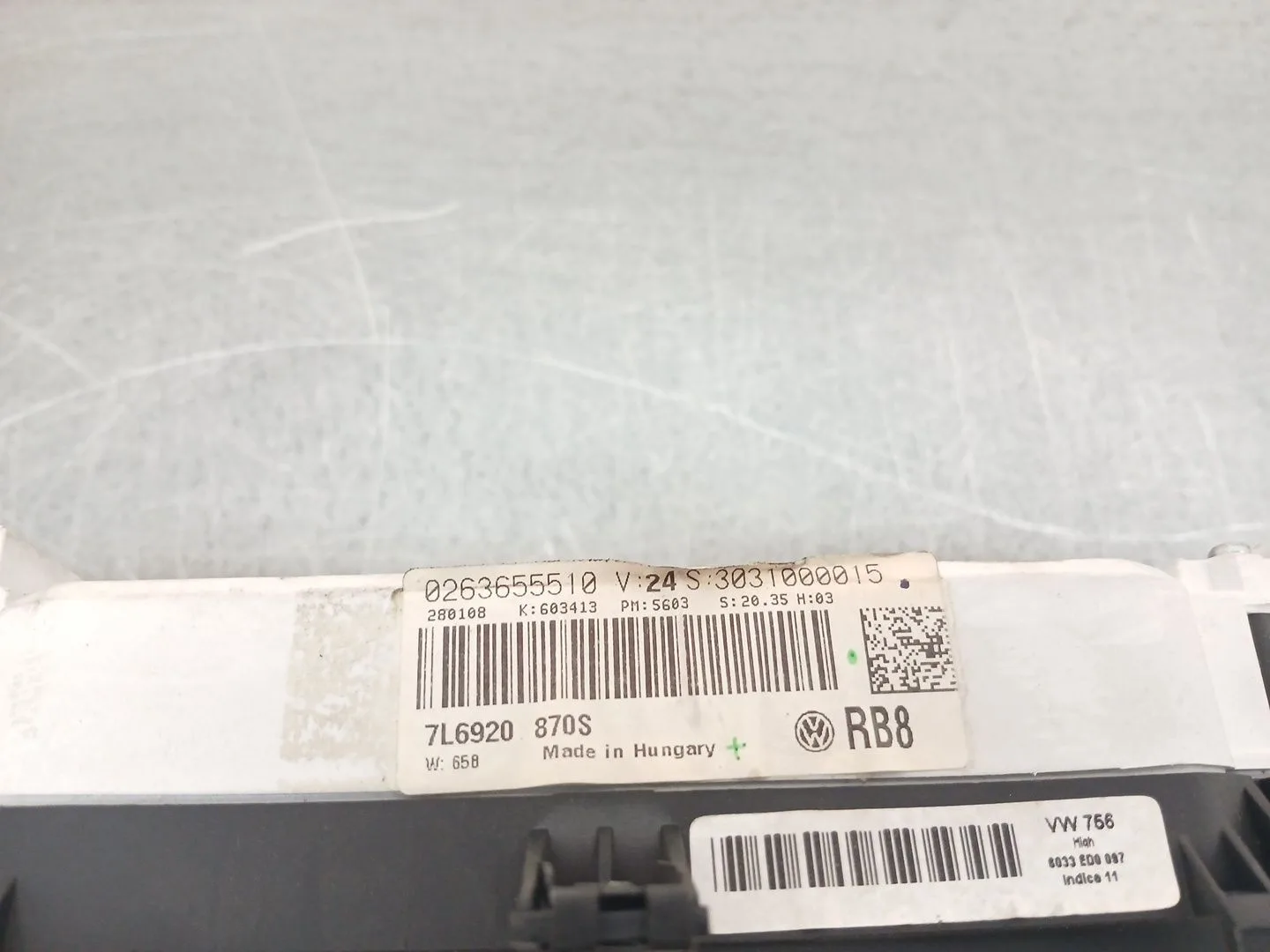 Cuadro Instrumentos para Volkswagen Touareg (7La, 7L6, 7L7)
