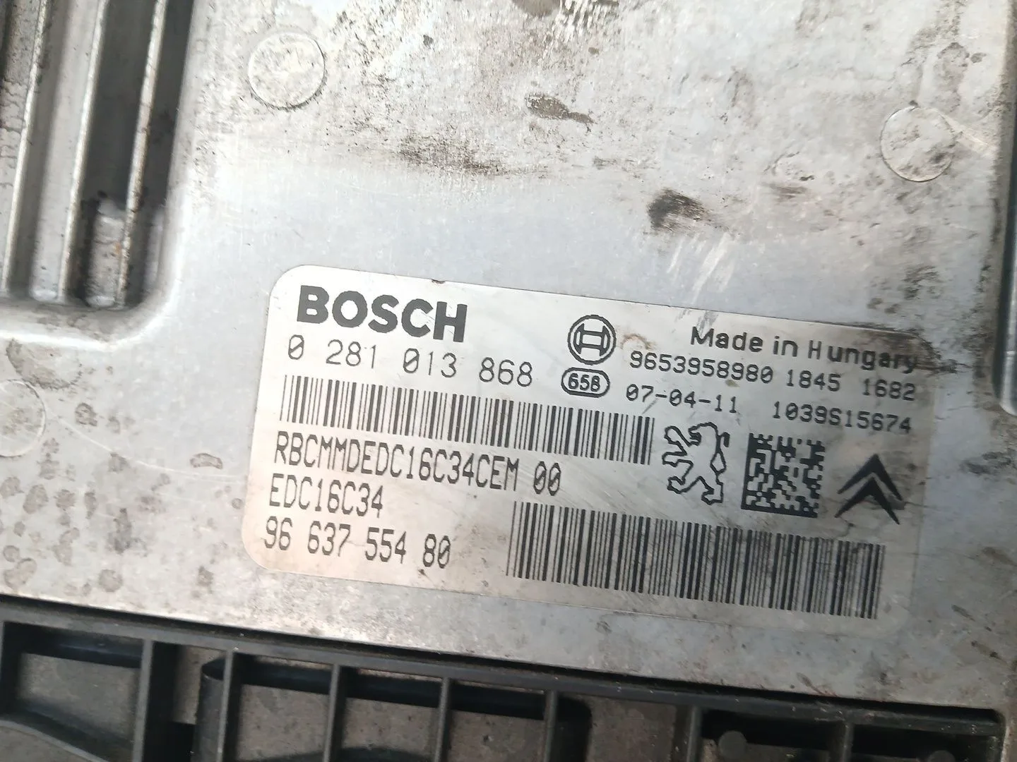Centralita Motor Uce para Peugeot 207/207+ (Wa_, Wc_)