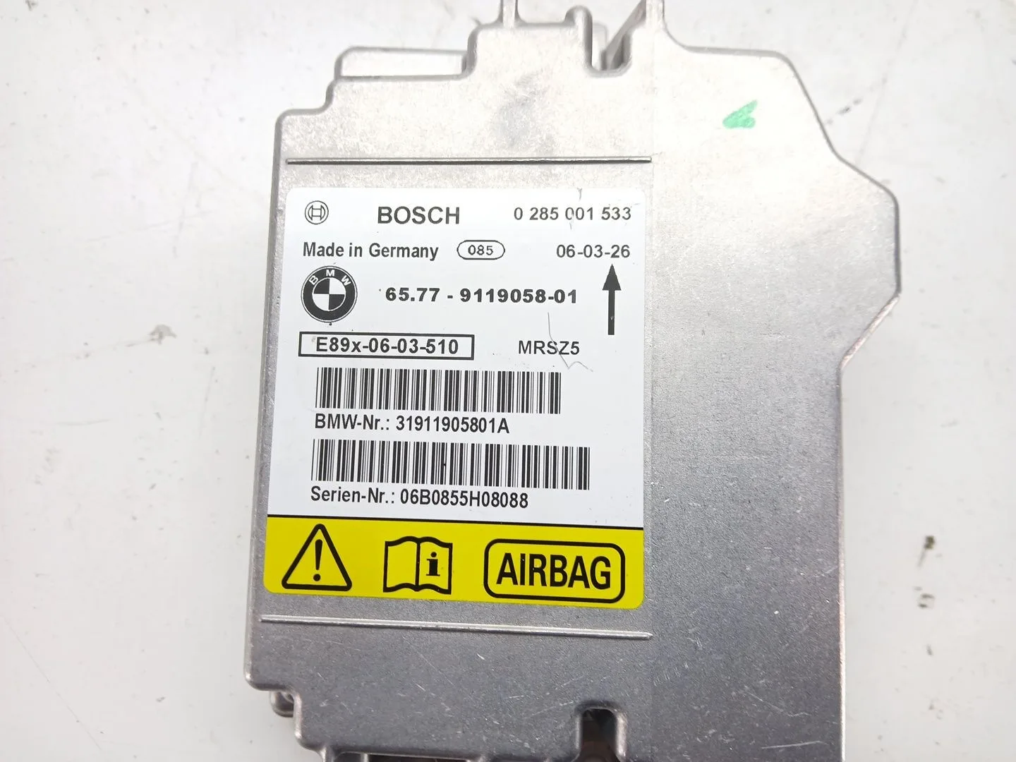 Centralita Airbag para Bmw 3 (E90)