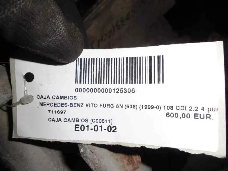 Caja Cambios para Mercedes-Benz Vito (W638) Caja Cerrada