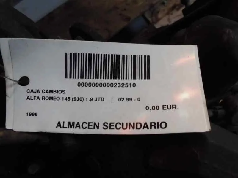 Caja Cambios para Alfa Romeo 145