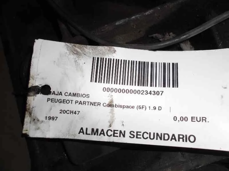 Caja Cambios para Peugeot Partner (S1)
