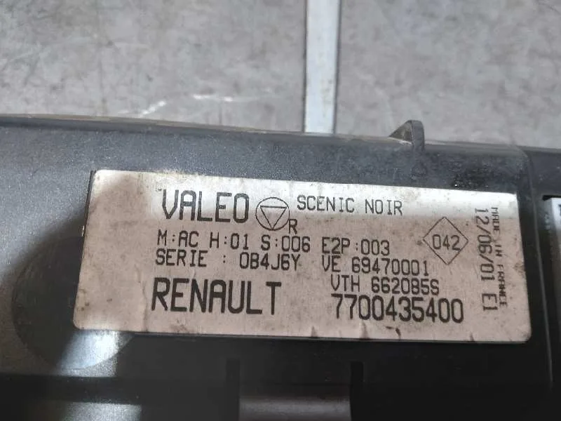 Mando Climatizador para Renault Scenic Rx4 (Ja0)