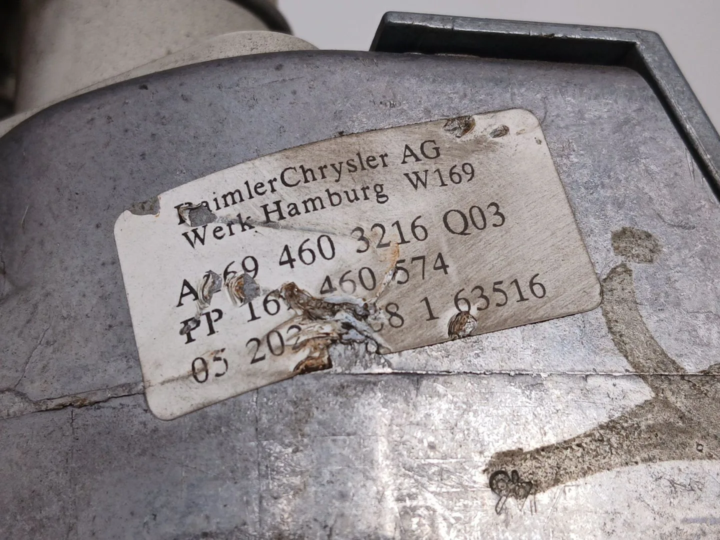 Columna Direccion para Mercedes-Benz Clase A (W169)