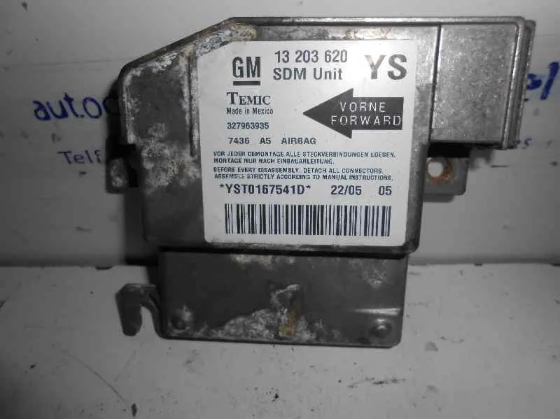 Centralita Airbag para Opel Meriva