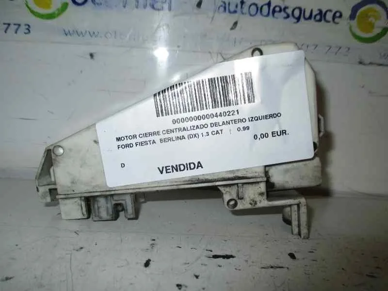 Motor Cierre Centralizado Delantero Izquierdo para Ford Fiesta Berlina (Dx)