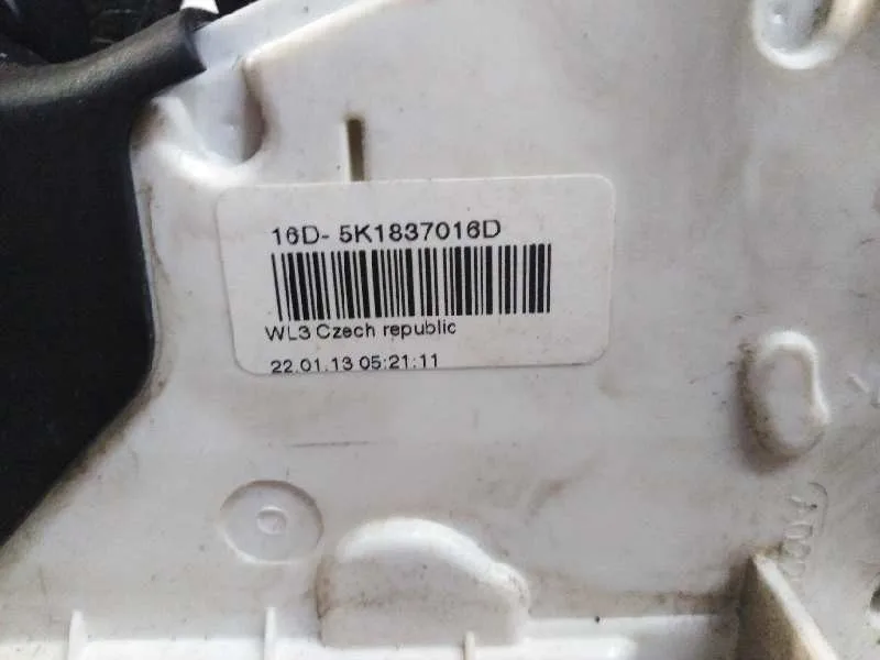 Cerradura Puerta Delantera Derecha para Volkswagen Polo (6R1)