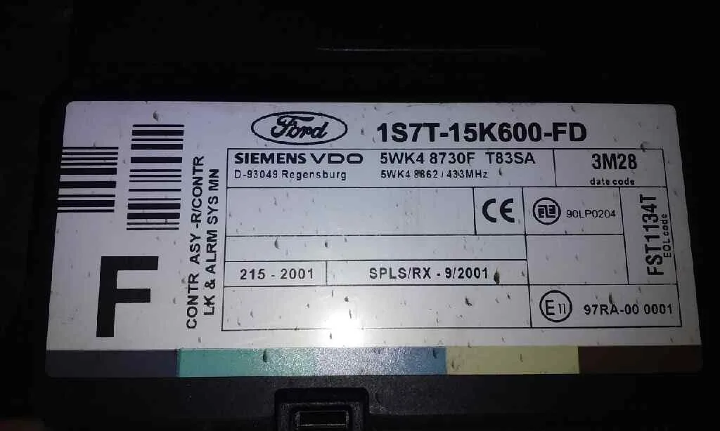 Centralita Cierre para Ford Focus Berlina (Cak)