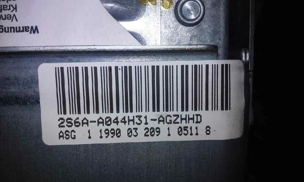 Airbag Delantero Derecho para Ford Fiesta (Cbk)