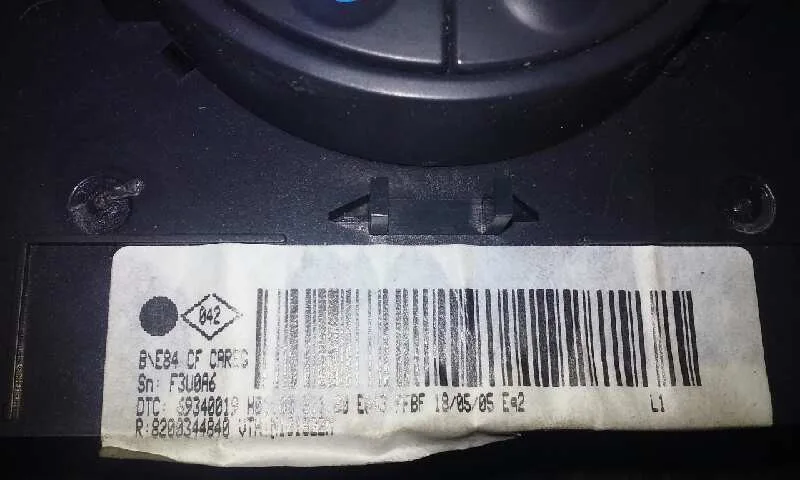 Mando Calefaccion / Aire Acondicionado para Renault Megane Ii Berlina 5P