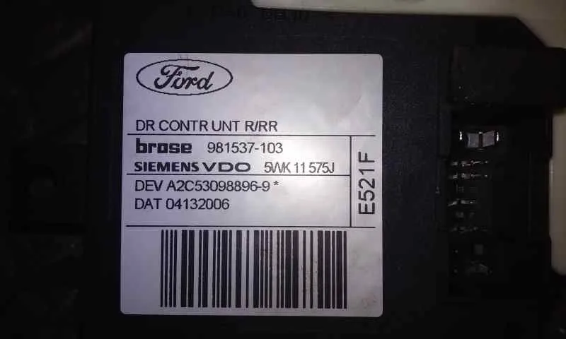 Motor Elevalunas Trasero Derecho para Ford Focus Berlina (Cap)