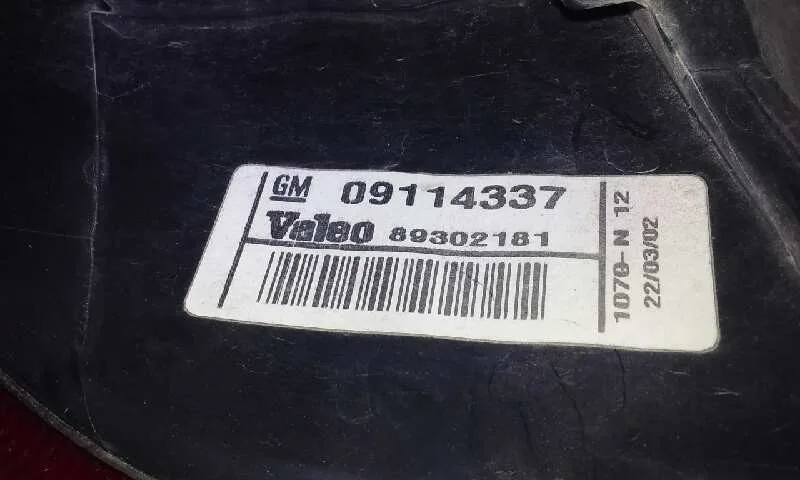 Piloto Trasero Derecho para Opel Corsa C