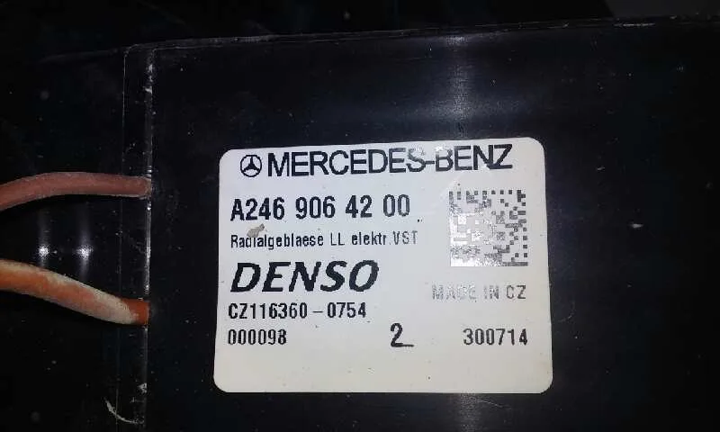 Motor Calefaccion para Mercedes-Benz Clase A (W176)