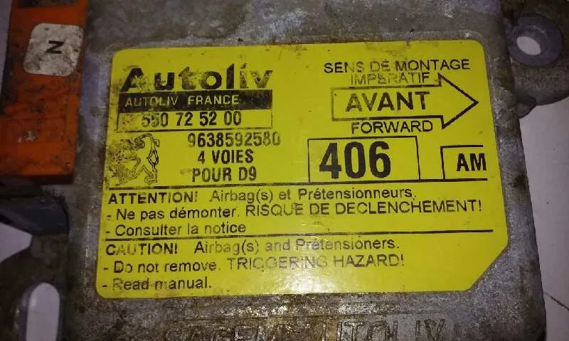 Centralita Airbag para Peugeot 406 Berlina (S1/S2)