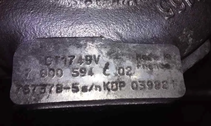 Turbocompresor para Bmw Serie 1 Berlina (E81/E87)