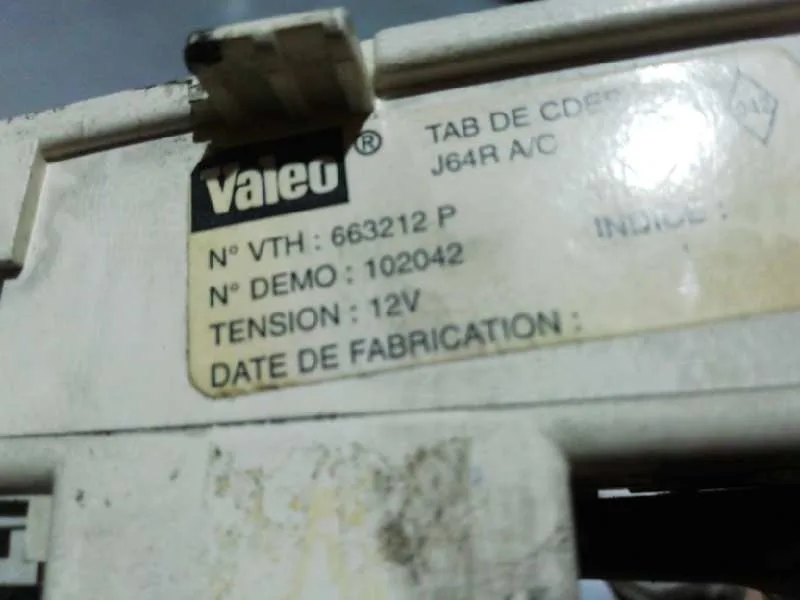 Mando Calefaccion / Aire Acondicionado para Renault Scenic (Ja..)