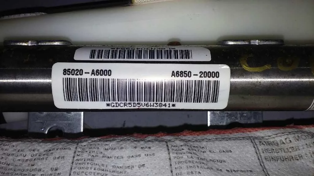 Airbag Cortina Delantero Derecho para Hyundai I30 (Gd)