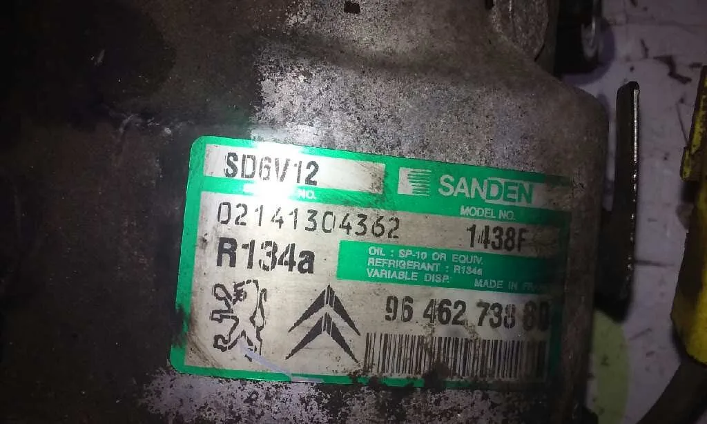 Compresor Aire Acondicionado para Peugeot 206 Berlina