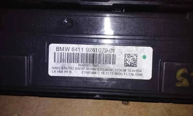 Mando Climatizador para Bmw Serie 1 Lim. (F20)