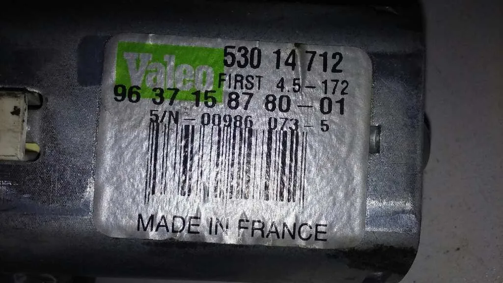 Motor Limpia Trasero para Citroën C4 Coupe