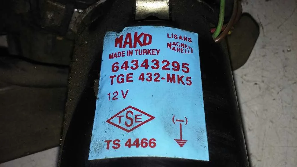 Motor Limpia Delantero para Dacia Logan