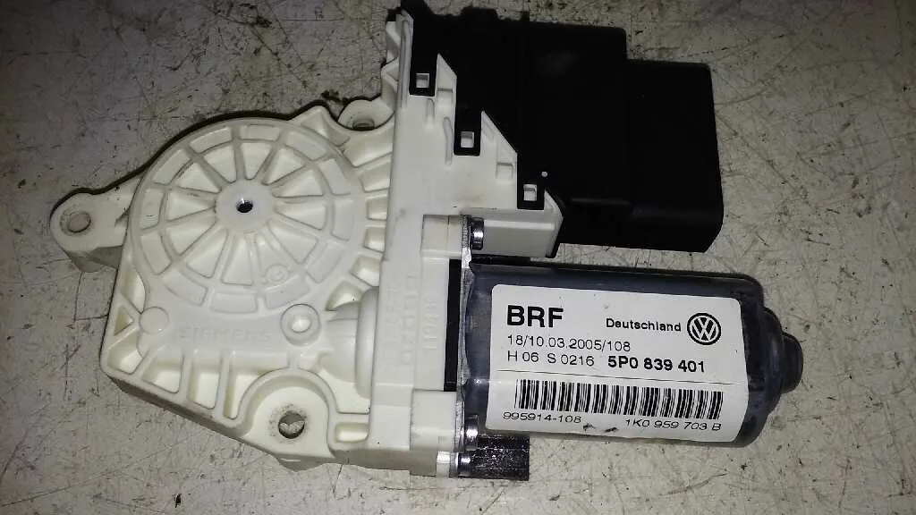 Motor Elevalunas Trasero Derecho para Seat Altea (5P1)