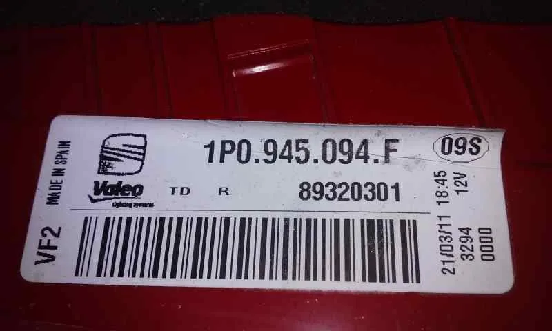Piloto Trasero Derecho Interior para Seat Leon (1P1)