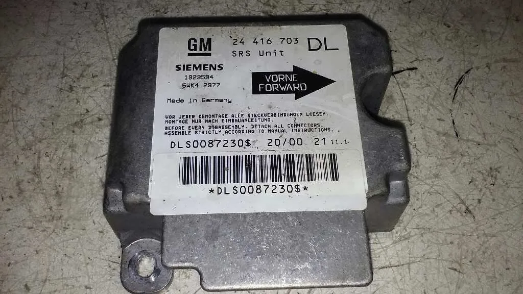 Centralita Airbag para Opel Astra G Berlina
