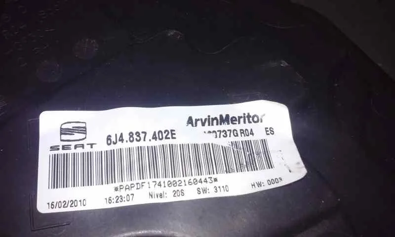 Elevalunas Delantero Derecho para Seat Ibiza (6J5)