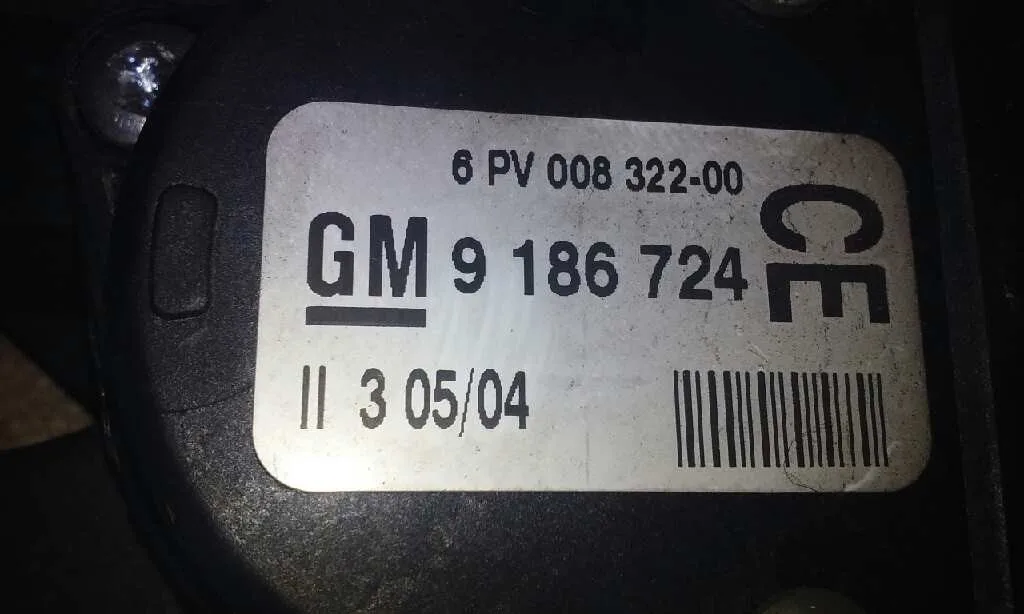 Potenciometro Pedal para Opel Vectra C Berlina
