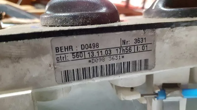 Mando Calefaccion / Aire Acondicionado para Nissan Kubistar (X76)