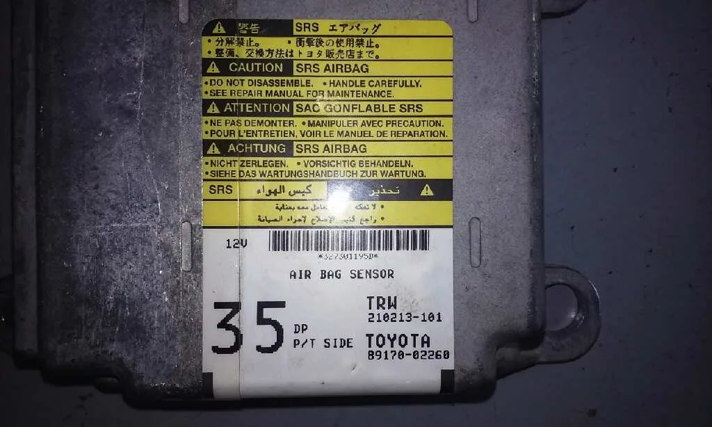 Centralita Airbag para Toyota Corolla (E12)