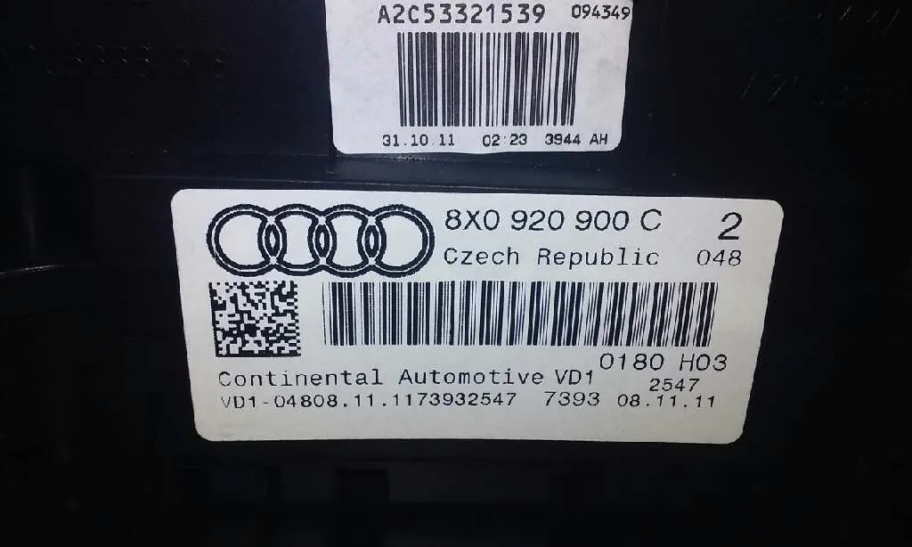 Cuadro Instrumentos para Audi A1 Sportback (8Xa)
