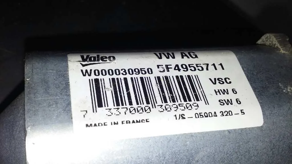 Motor Limpia Trasero para Skoda Fabia