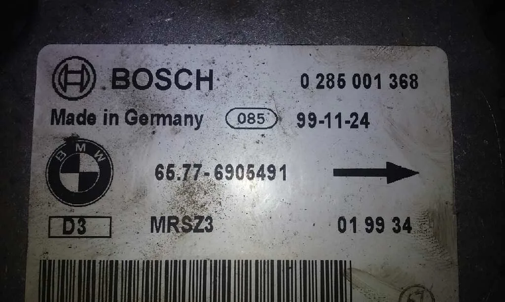 Centralita Airbag para Bmw Serie 3 Berlina (E46)