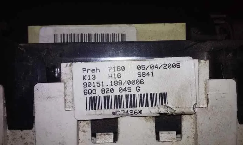 Mando Calefaccion / Aire Acondicionado para Volkswagen Polo (9N3)