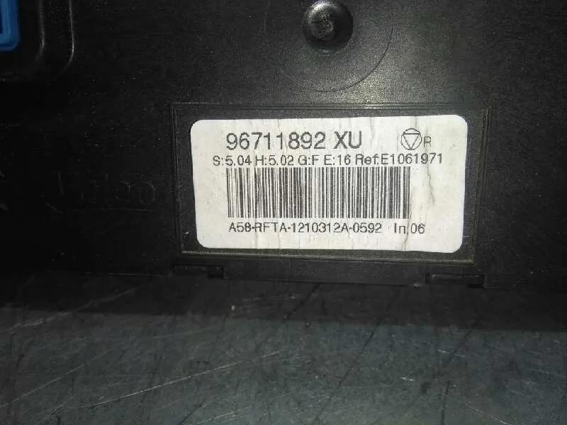 Mando Climatizador para Citroën C3 Picasso