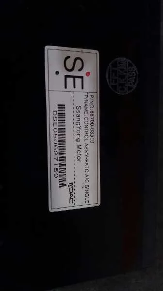 Mando Climatizador para Ssangyong Rexton