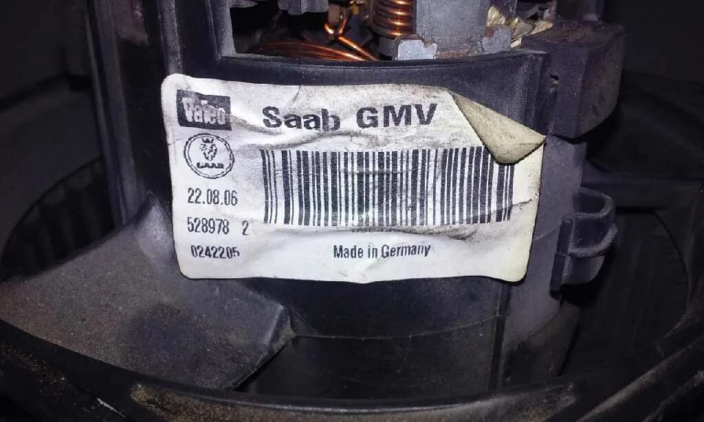 Motor Calefaccion para Saab 9-5 Berlina