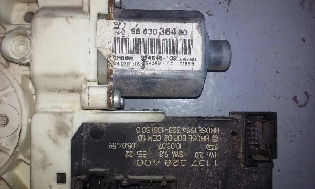Motor Elevalunas Delantero Izquierdo para Peugeot 407 Sw